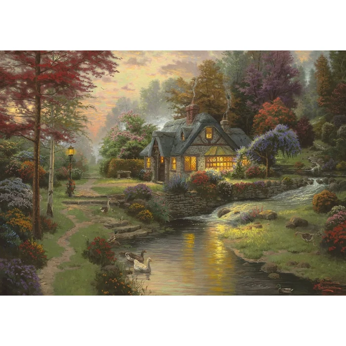 Schmidt 58464 - Stillwater Cottage, Thomas Kinkade - 1000 db-os puzzle
