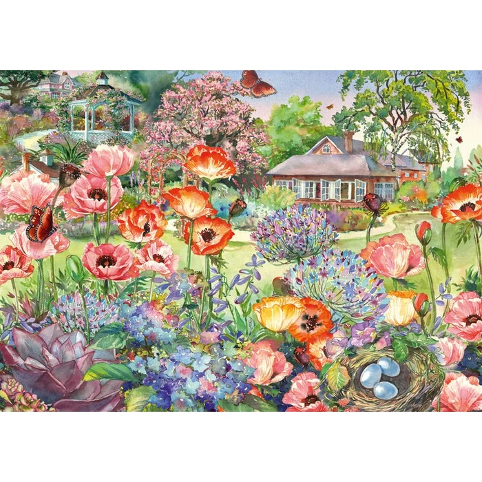 Schmidt 1000 db-os puzzle - Blooming garden (58975)