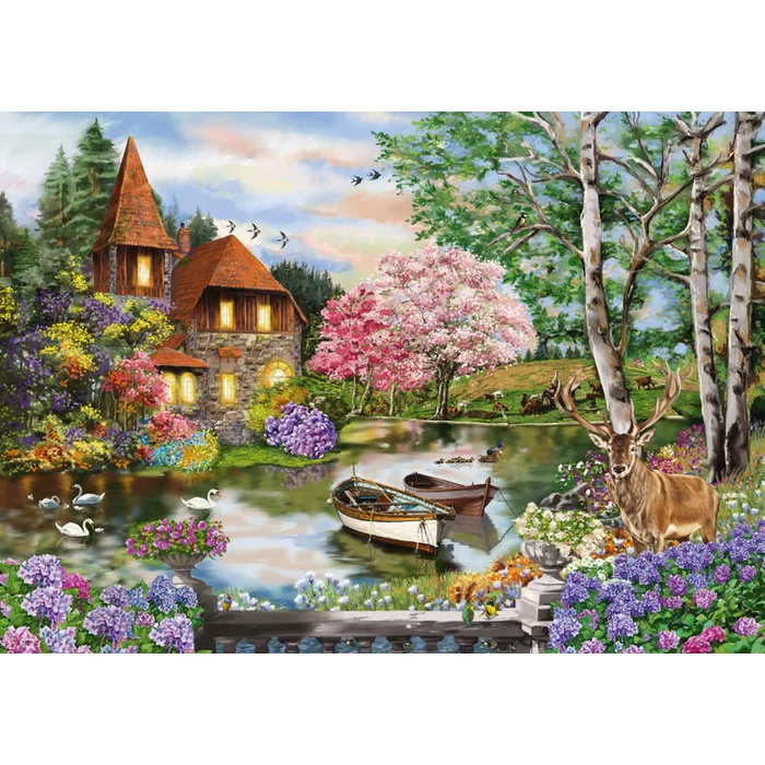 Schmidt 1000 db-os puzzle - House on the Lake (58985)