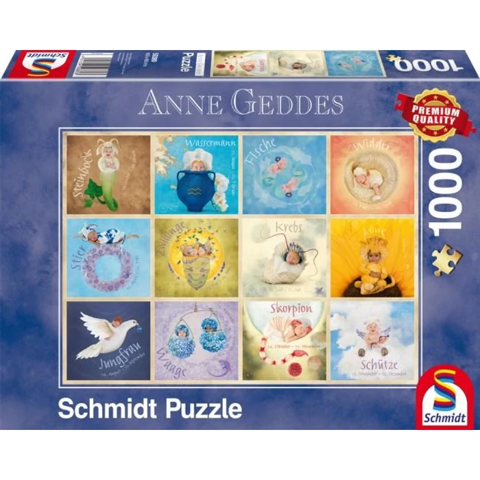 Schmidt 59380 - Star Sign Babies, Anne Geddes - 1000 db-os puzzle
