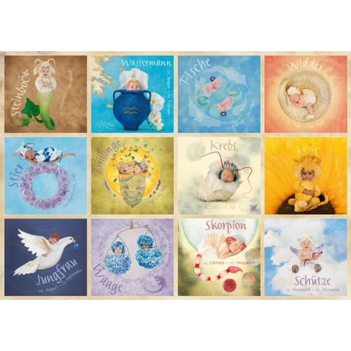Schmidt 59380 - Star Sign Babies, Anne Geddes - 1000 db-os puzzle
