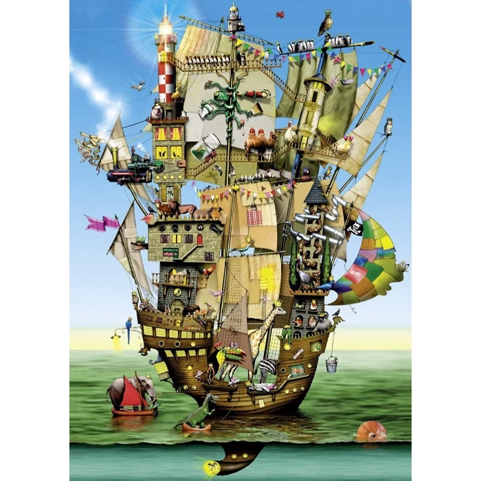Schmidt 59403 - Noah's ark, Colin Thompson - 1000 db-os puzzle