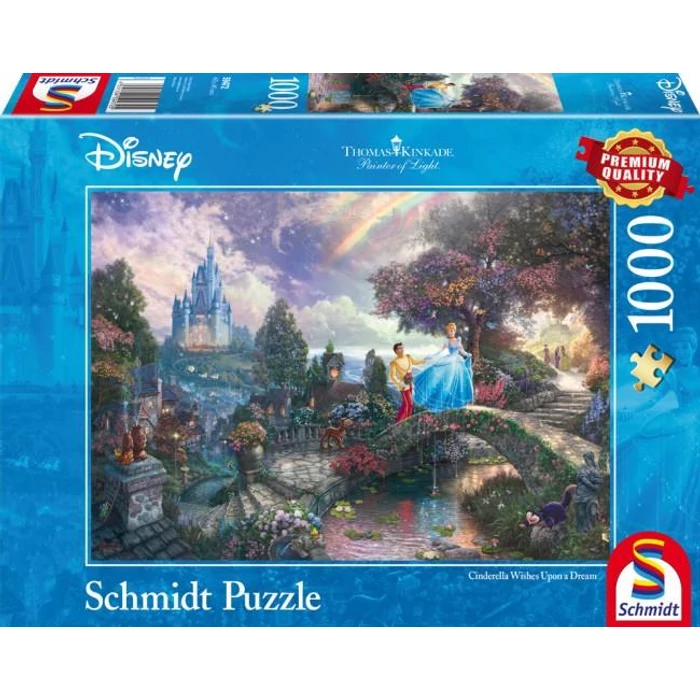 Schmidt 59472 - Disney - Cinderella, Kinkade - 1000 db-os puzzle