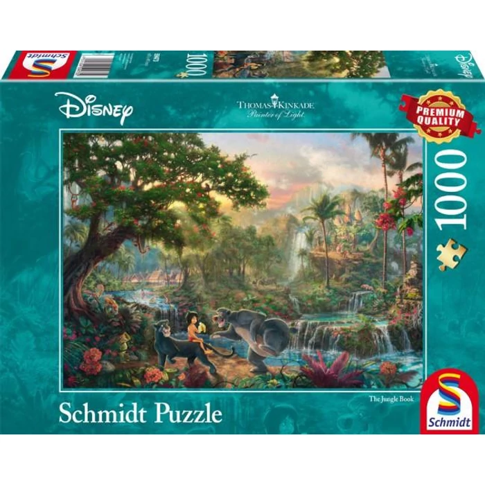 Schmidt 59473 - Disney - The Jungle Book, Kinkade - 1000 db-os puzzle59