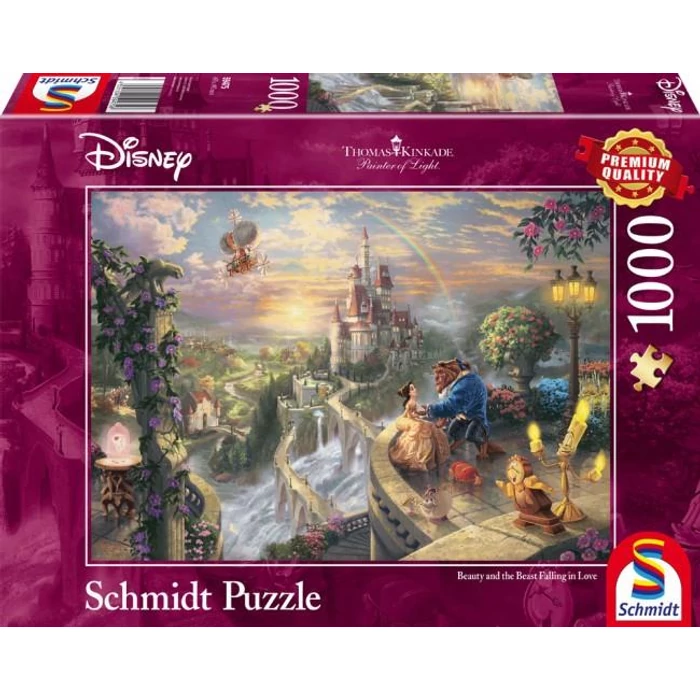Schmidt 59475 - Disney - Beauty and the Beast, Kinkade - 1000 db-os puzzle