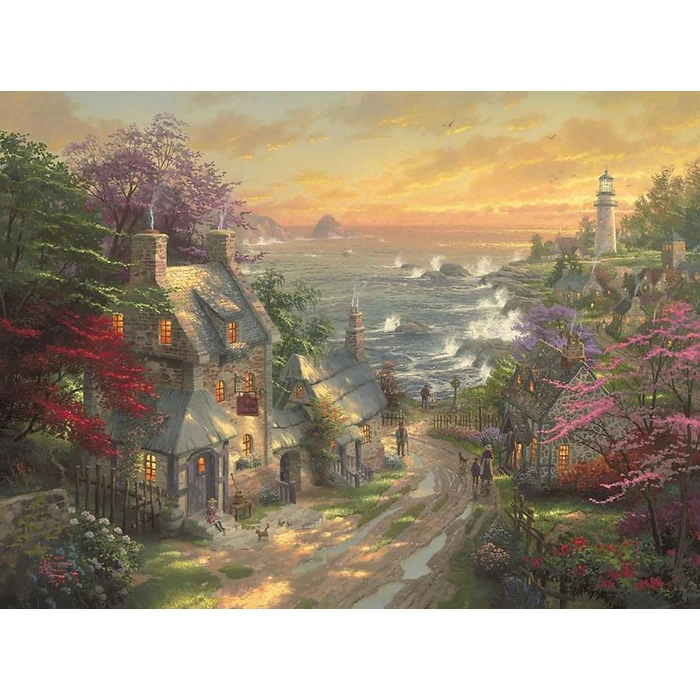 Schmidt 59482 - The Village Lighthouse, Thomas Kinkade - 3000 db-os puzzle