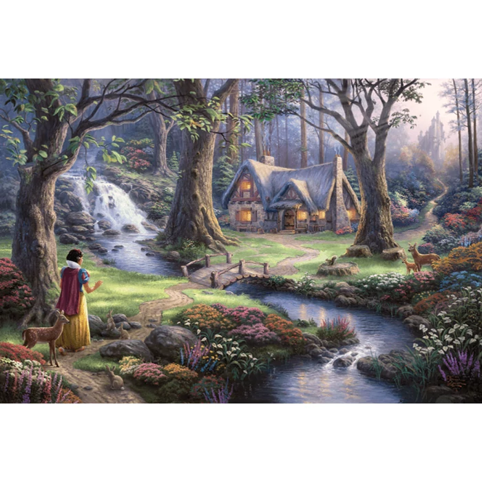 Schmidt 59485 - Disney - Snow White, Kinkade - 1000 db-os puzzle