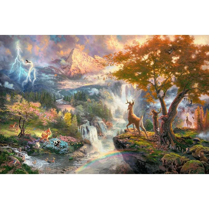 Schmidt 59486 - Disney - Bambi, Kinkade - 1000 db-os puzzle