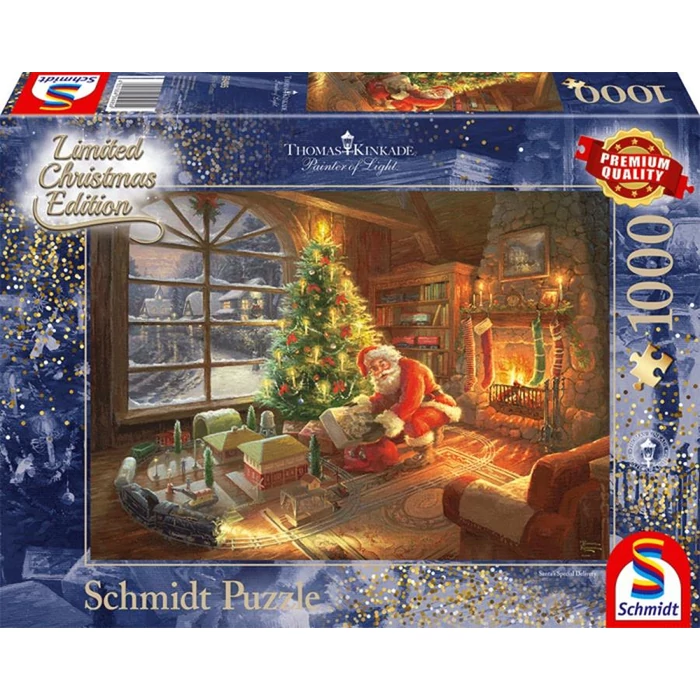 Schmidt 59495 - Santa Claus is here!, Thomas Kinkade - 1000 db-os puzzle