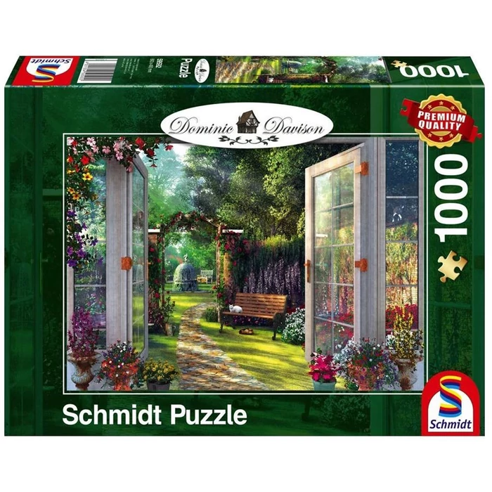 Schmidt 58206 - View of the Enchanted Garden, Dominic Davison - 1000 db-os puzzle