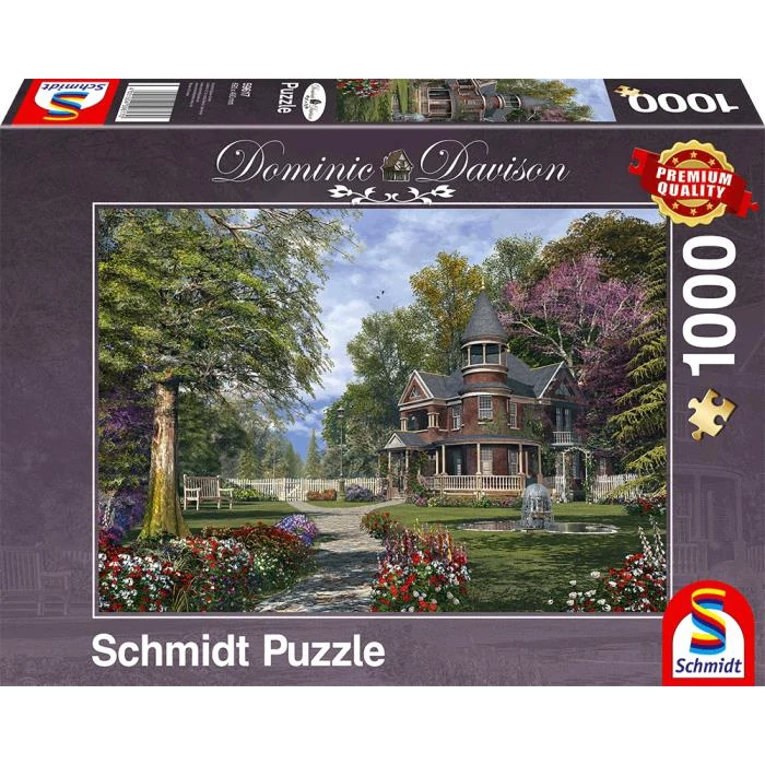 Schmidt 59617 - Mansion with Turrets, Dominic Davison - 1000 db-os puzzle