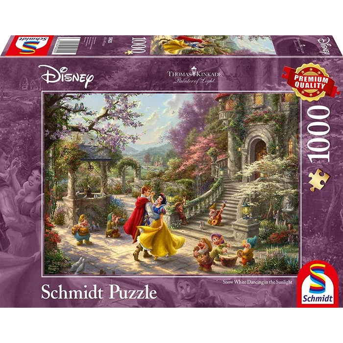 Schmidt 59625 - Disney - Snow White - Dance with the Prince, Kinkade - 1000 db-os puzzle