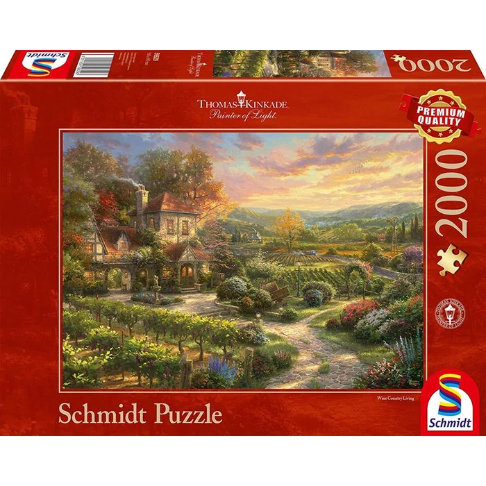 Schmidt 59629 - In the Vineyards, Kinkade - 2000 db-os puzzle