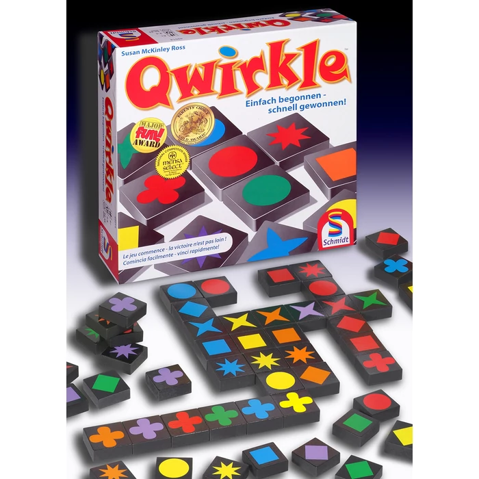 Schmidt Qwirkle - Formák, színek, kombinációk! társasjáték (88144)