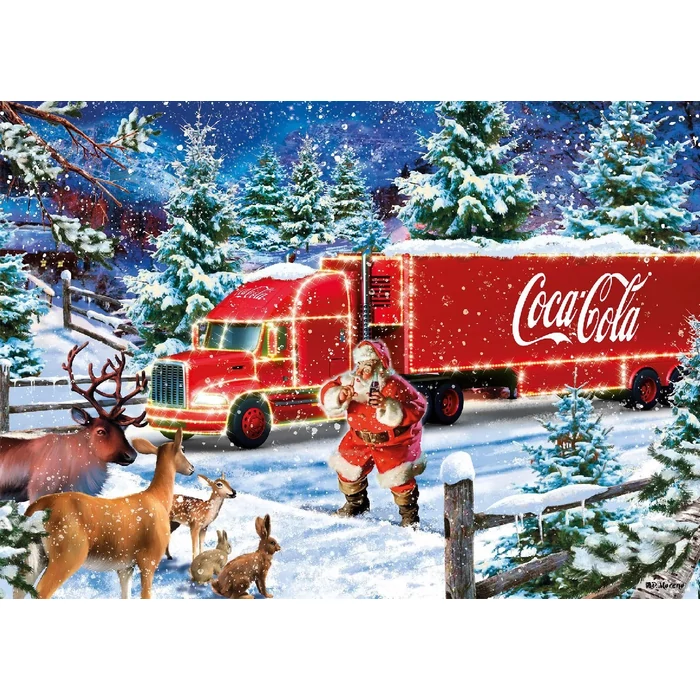 Schmidt 57598 - Coca Cola - Christmas Truck - 1000 db-os puzzle