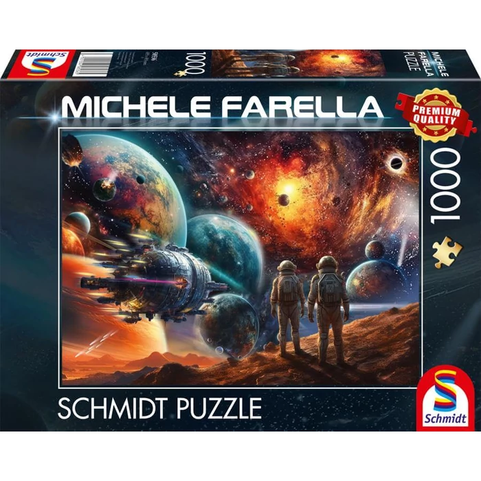 Schmidt 58536 - Cosmos Multicolore, Journey into Space, Michele Farella - 1000 db-os puzzle