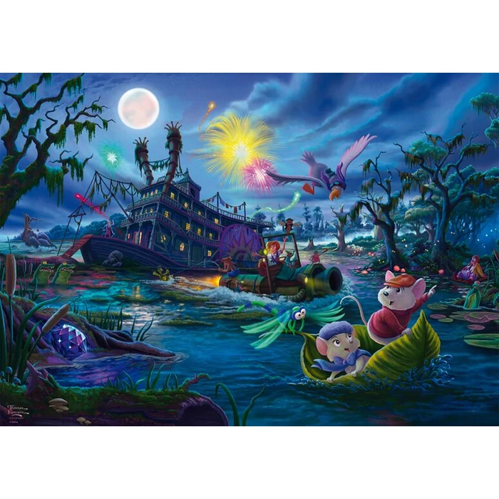 Schmidt 58046 - Disney - The Rescuers, Thomas Kinkade - 1000 db-os puzzle