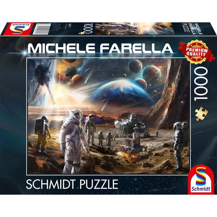 Schmidt 58537 - The Final Frontier, Space Exploration, Michele Farella - 1000 db-os puzzle