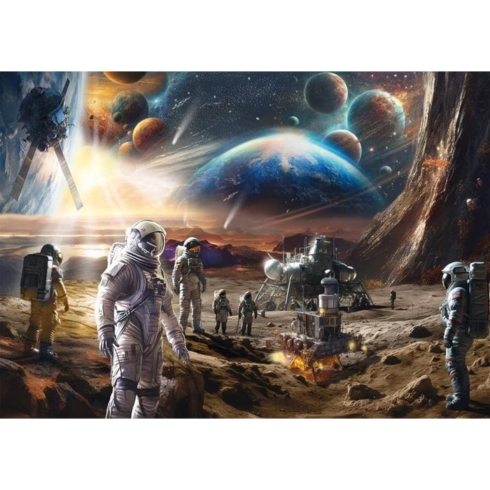 Schmidt 58537 - The Final Frontier, Space Exploration, Michele Farella - 1000 db-os puzzle