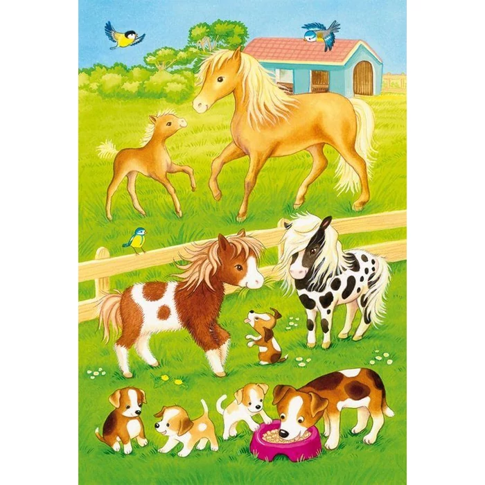 Schmidt 56518 - Cute Pets - 3 x 24 db-os puzzle