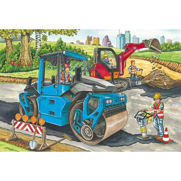 Schmidt 56520 - My Favorite Construction Vehicles - 3 x 48 db-os puzzle