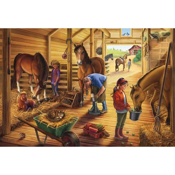Schmidt 56519 - My Favorite Horses - 3 x 48 db-os puzzle