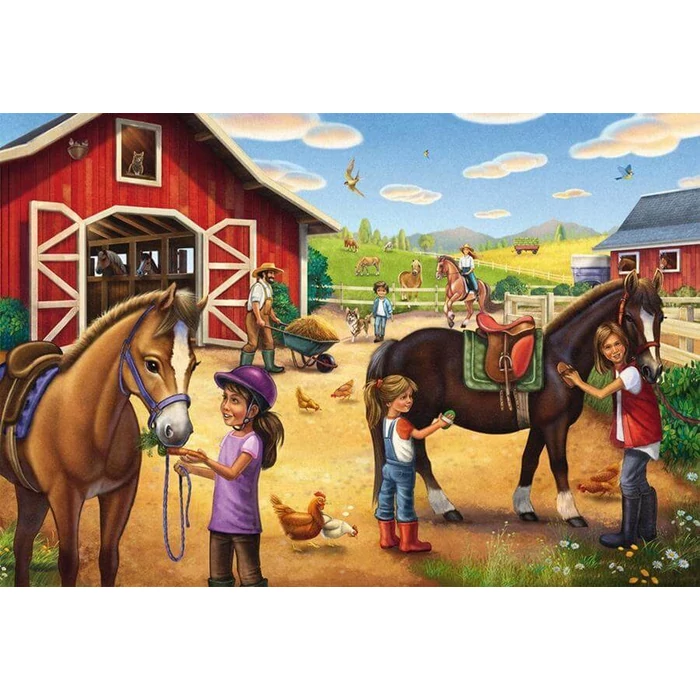 Schmidt 56519 - My Favorite Horses - 3 x 48 db-os puzzle