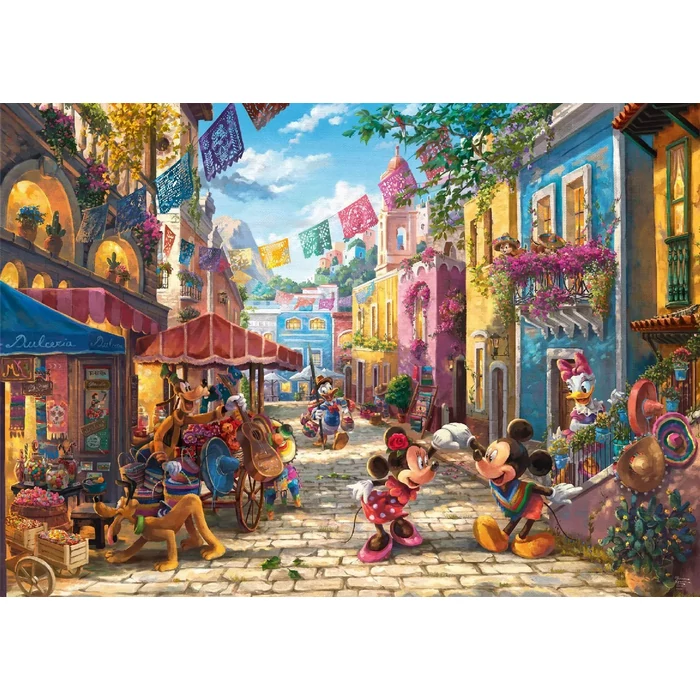Schmidt 57397 - Mickey and Minnie in Mexico, Thomas Kinkade - 6000 db-os puzzle