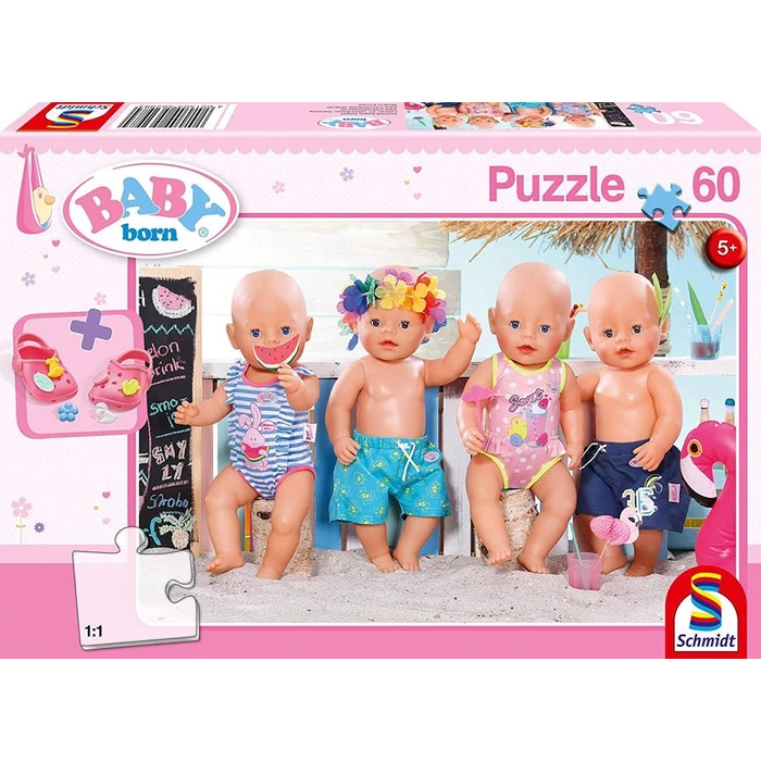 Schmidt 56298 - Baby Born puzzle - In summer - 60 db-os puzzle