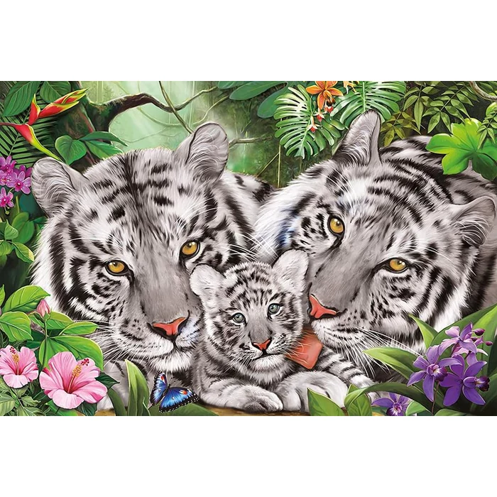 Schmidt 56420 - Tiger Family - 150 db-os puzzle