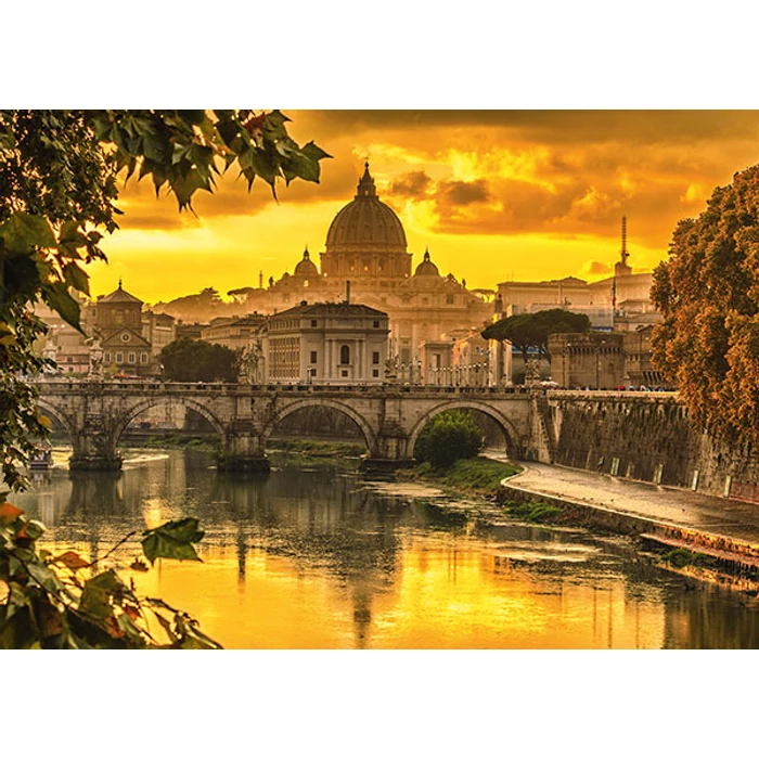 Schmidt 58393 - Golden light over Rome - 1000 db-os puzzle