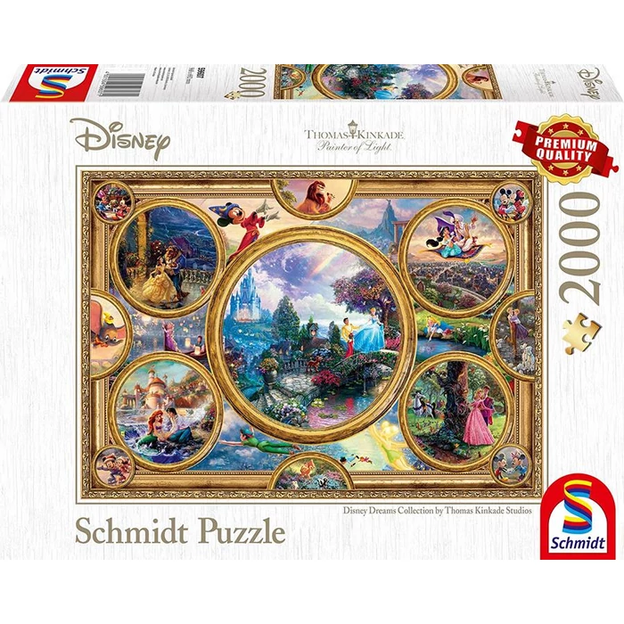 Schmidt 59607 - Disney Dreams Collection - 2000 db-os puzzle