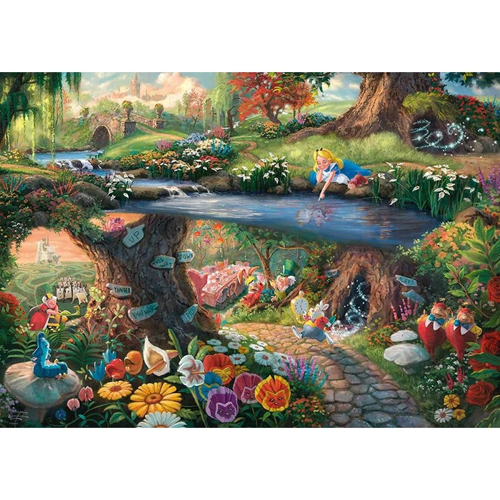 Schmidt 59636 - Disney - Alice in Wonderland, Kinkade - 1000 db-os puzzle