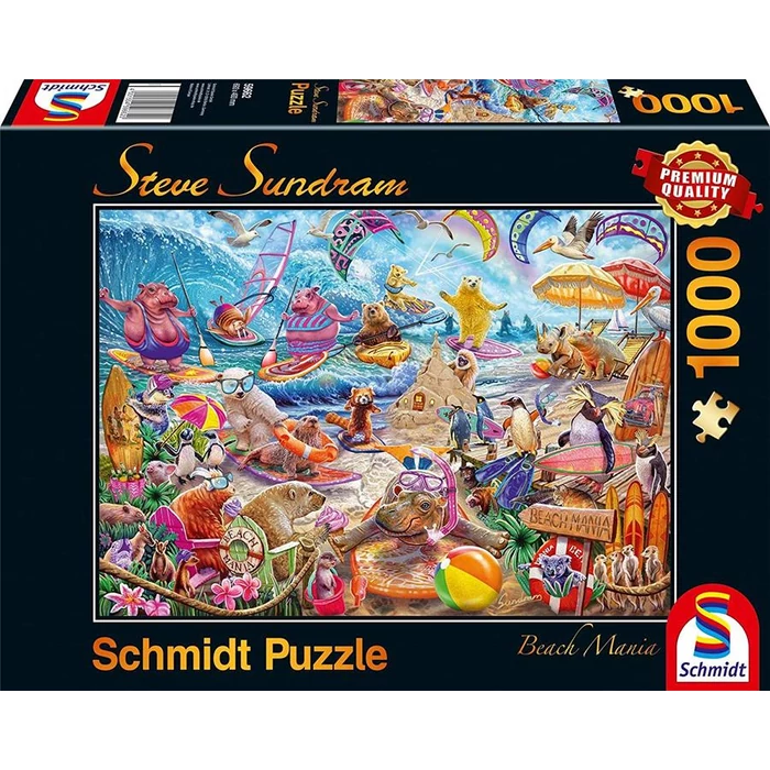 Schmidt 59662 - Beach Mania, Steve Sundran - 1000 db-os puzzle