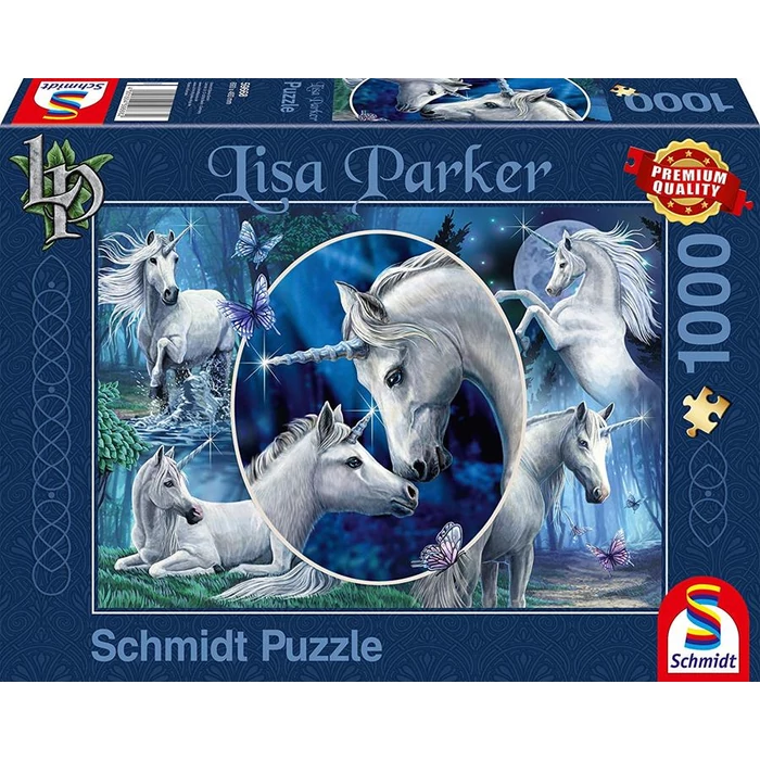 Schmidt 59668 - Charming unicorns, Lisa Parker - 1000 db-os puzzle