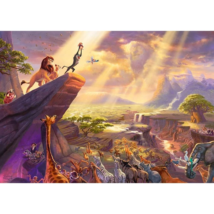 Schmidt 1000 db-os puzzle - The Lion King, Thomas Kinkade (59673)
