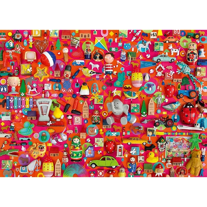 Schmidt 1000 db-os puzzle - Vintage Toys, Shelley Davies (59699)