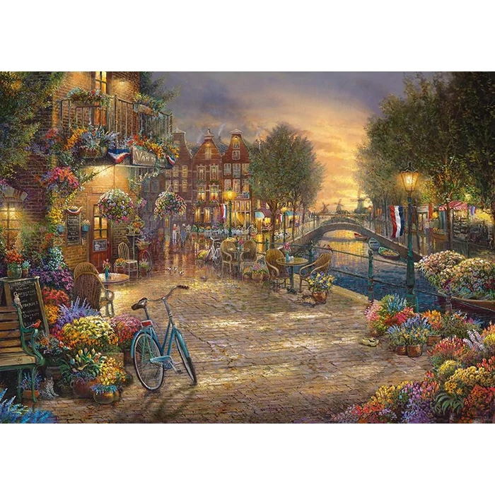 Schmidt 1000 db-os puzzle - Amsterdam, Thomas Kinkade (59917)