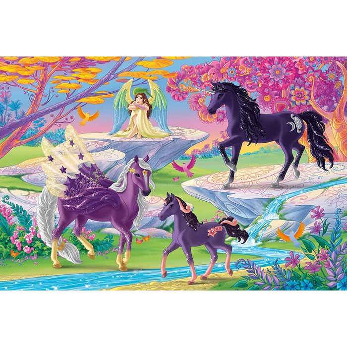 Schmidt 100 db-os puzzle - Bayala - Glade with unicorn family (56396)