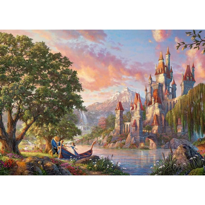 Schmidt 57372 - Disney Dreams Collection - The Beauty and the Beast, Thomas Kinkade - 3000 db-os puzzle