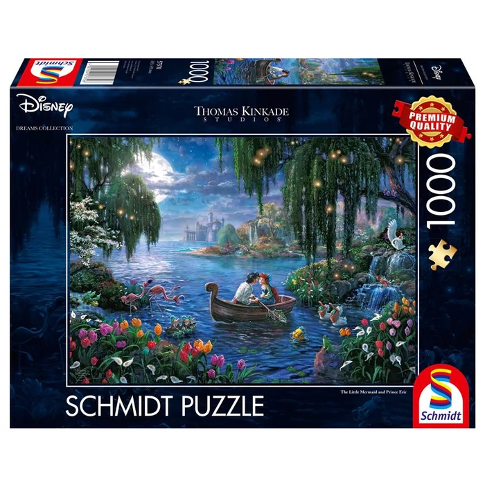 Schmidt 57370 - Disney Dreams Collection - The Little Mermaid, Thomas Kinkade - 1000 db-os puzzle