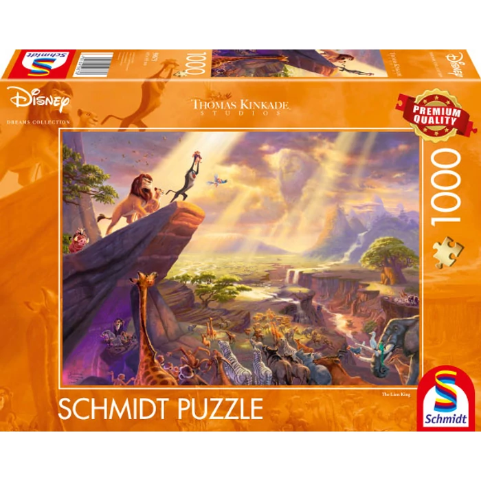 Schmidt 1000 db-os puzzle - The Lion King, Thomas Kinkade (59673)
