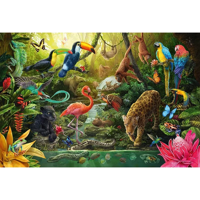Schmidt 56456 - Jungle Dwellers - 150 db-os puzzle