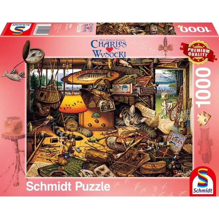 Schmidt 59994 - Max in The Adirondacks, Charles Wysocki - 1000 db-os puzzle
