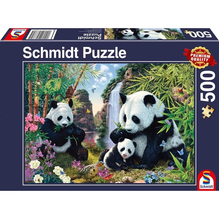 Schmidt 57380 - Panda Family - 500 db-os puzzle