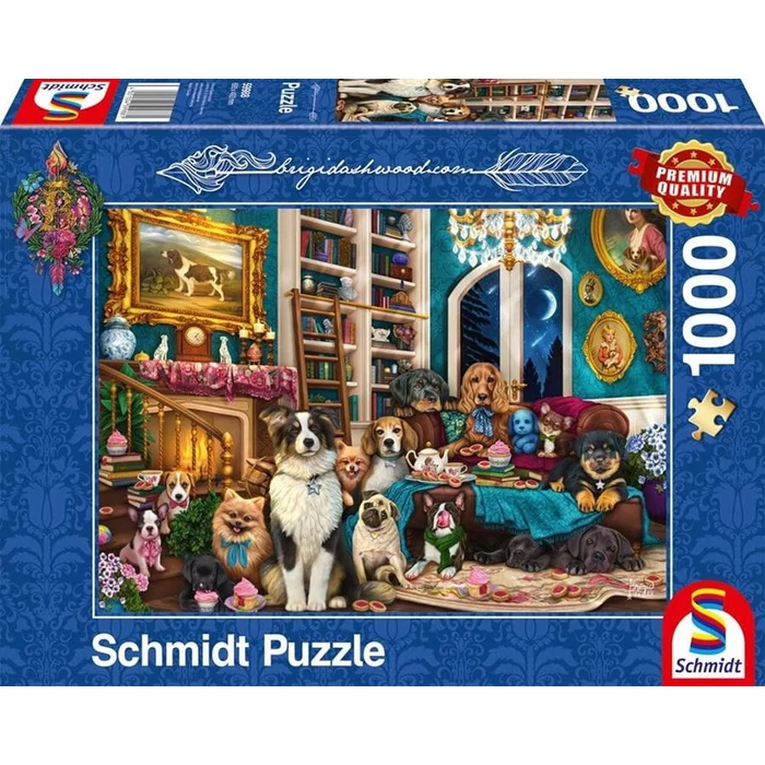Schmidt 59988 - Party in the library, Brigid Ashwood - 1000 db-os puzzle