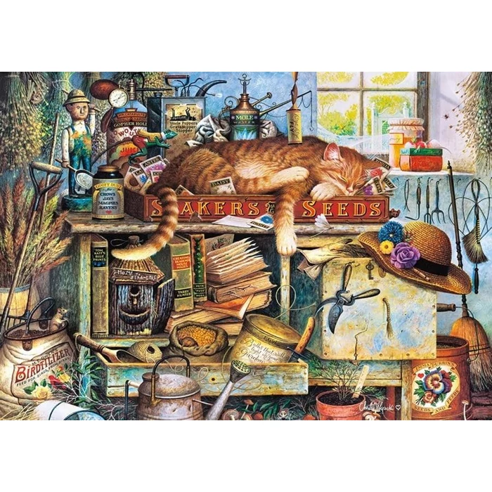 Schmidt 59992 - Remington the horticulturist, Charles Wysocki - 1000 db-os puzzle