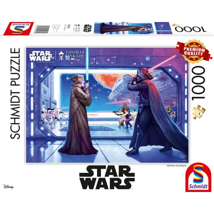 Schmidt 1000 db-os puzzle - Star Wars - Obi Wan’s Final Battle (59953)