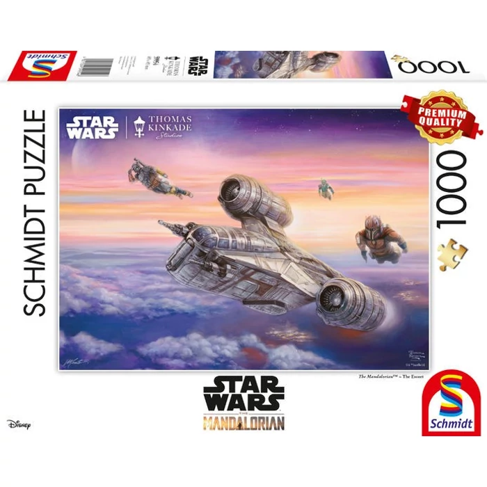 Schmidt 1000 db-os puzzle - Star Wars - The Mandaloria - The Escort (59954)