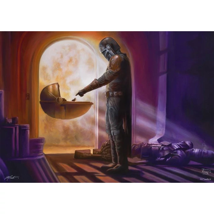 Schmidt 57376 - Star Wars, The Mandalorian, Thomas Kinkade - 1000 db-os puzzle